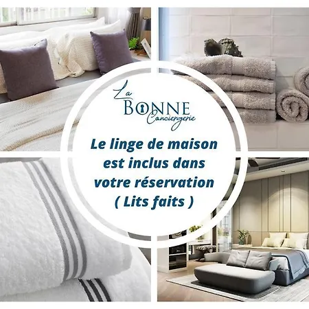 Apartment Et Golf* Clim * Parking * Spacieux * Wifi Fibre * Ponant